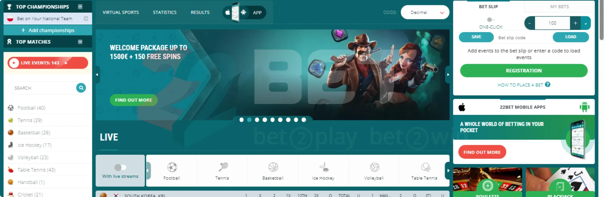 22Bet online 22Bet online